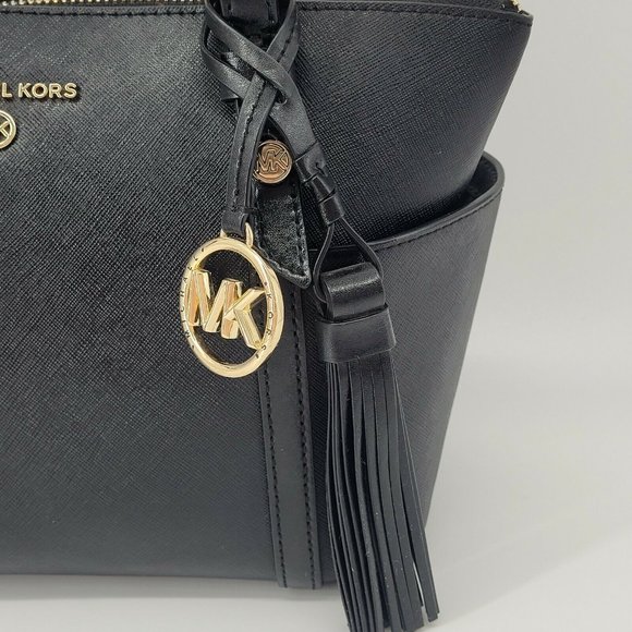 Vintage 2003 Michael Kors Sullivan Small Convertible Top Zip Tote Cross Retired - Picture 4 of 11